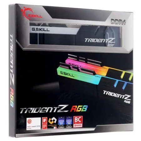 Оперативная память G.Skill TRIDENT Z RGB (F4-3200C16D-32GTZR) 32 ГБ черный