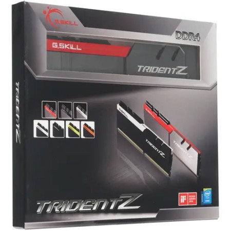 Оперативная память G.Skill TRIDENT Z (F4-3200C16D-32GTZ) 32 ГБ черный