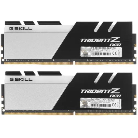 Оперативная память G.Skill TRIDENT Z Neo RGB (F4-3600C18D-32GTZN) 32 ГБ черный