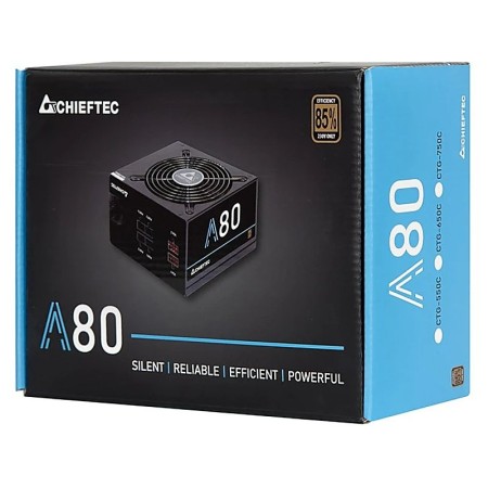 Блок питания Chieftec A80 650W (CTG-650C) черный