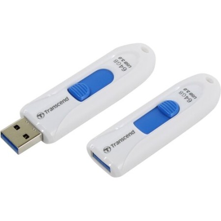 64 ГБ USB Флеш-накопитель Transcend JetFlash 790W (TS64GJF790W) белый