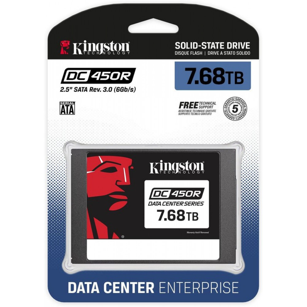 7680 ГБ SSD диск Kingston DC450R (SEDC450R/7680G)
