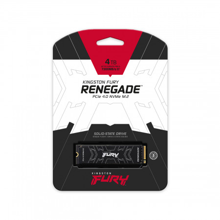 4000 ГБ SSD диск Kingston FURY Renegade (SFYRD/4000G) черный