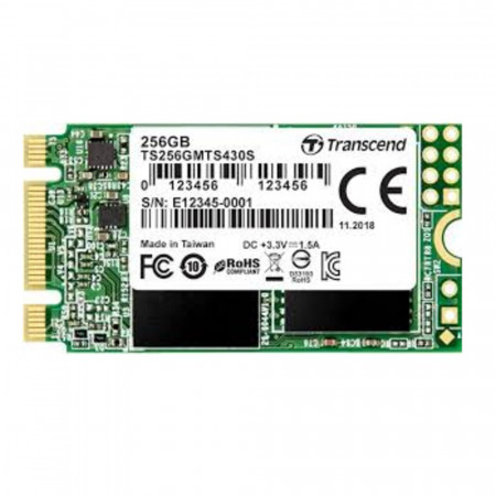 256 ГБ SSD диск Transcend MTS430 (TS256GMTS430S) зеленый