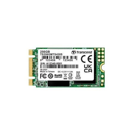 256 ГБ SSD диск Transcend MTS430S (TS256GMTS430S) зеленый
