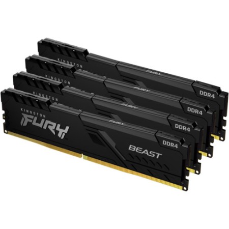 Оперативная память Kingston FURY Beast Black (KF426C16BBK4/32) 32 ГБ черный