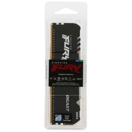 Оперативная память Kingston FURY Beast Black RGB (KF432C16BBA/32) 32 ГБ черный