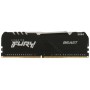 Оперативная память Kingston FURY Beast Black RGB (KF432C16BBA/32) 32 ГБ черный