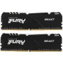 Оперативная память Kingston FURY Beast Black RGB (KF436C18BBAK2/32) 32 ГБ черный