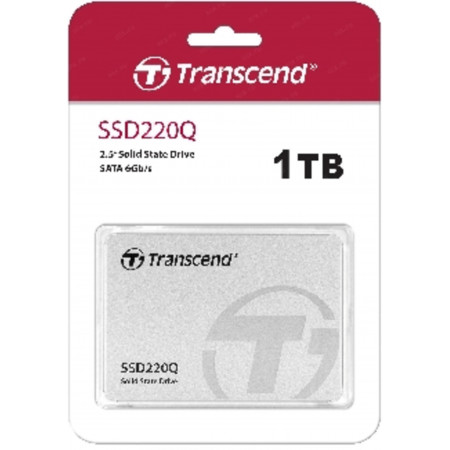 1 ТБ SSD диск Transcend 220Q (TS1TSSD220Q) белый