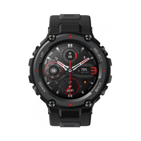 Смарт-часы Amazfit T-Rex Pro Meteorite Black (A2013) черный (1 ремешок) 47.7 мм
