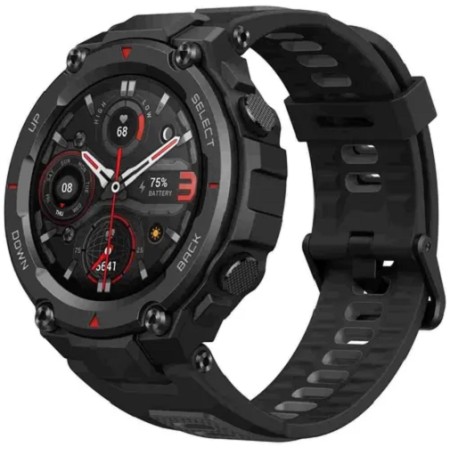 Смарт-часы Amazfit T-Rex Pro Meteorite Black (A2013) черный (1 ремешок) 47.7 мм