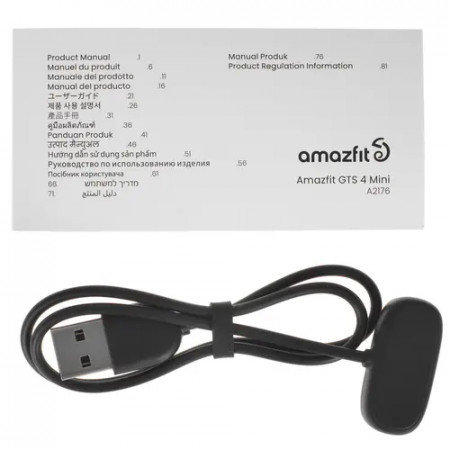 Смарт-часы Amazfit GTS4 mini Moonlight White (A2176) белый