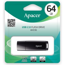 64 ГБ USB Флеш-накопитель Apacer AH336 (AP64GAH336B-1) черный
