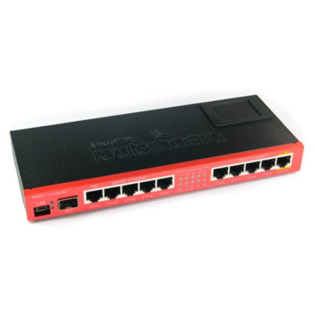 Маршрутизатор MikroTik RB2011UiAS-IN черный