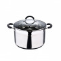 Кастрюля Bergner Masterpro Foodies MP (BGMP-1506-BK) серебристый 9.5 л