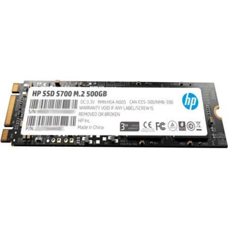 500 ГБ SSD диск HP S700 (2LU80AA#ABB) черный