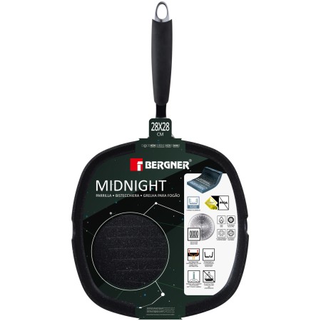 Сковорода Bergner Midnight BG (BG-30130-GR) черный 28 см