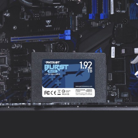 1.92 ТБ SSD диск Patriot Burst Elite (PBE192TS25SSDR) черный
