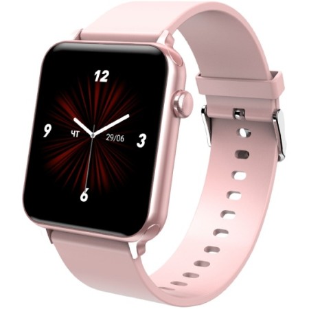 Смарт-часы Geozon Leader (G-SM20PNK) розовый (1 ремешок) 37,5 мм