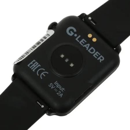 Смарт-часы Geozon Leader (G-SM20BLK) черный (1 ремешок) 37 мм