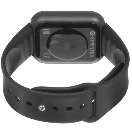 Смарт-часы Geozon Sprinter (G-SM11BLK) черный (1 ремешок) 49 мм