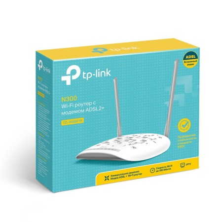 Wi-Fi роутер TP-Link TD-W8961NRU белый