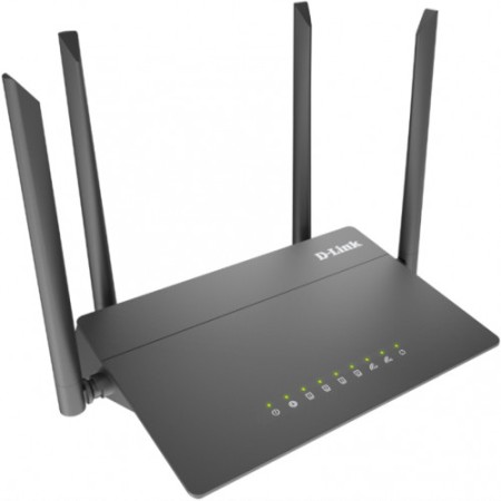 Wi-Fi роутер D-Link DIR-822 (DIR-822/RU/R4A) черный