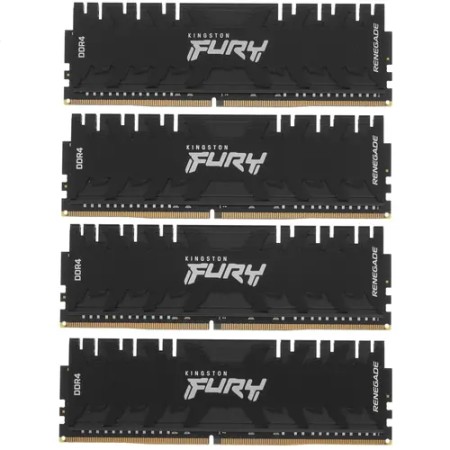 Оперативная память Kingston FURY Renegade (KF432C16RB1K4/64) 64 ГБ черный