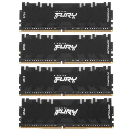 Оперативная память Kingston FURY Renegade RGB (KF432C16RBAK4/128) 128 ГБ черный