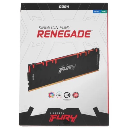 Оперативная память Kingston FURY Renegade RGB (KF436C18RBAK4/128) 128 ГБ черный