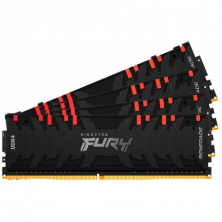 Оперативная память Kingston FURY Renegade RGB (KF436C18RBAK4/128) 128 ГБ черный