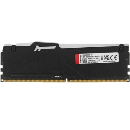Оперативная память Kingston FURY Beast Black RGB (KF548C38BBA-16) 16 ГБ черный