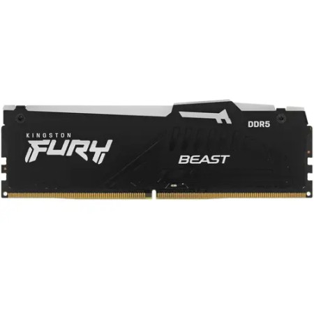 Оперативная память Kingston FURY Beast Black RGB (KF548C38BBA-16) 16 ГБ черный