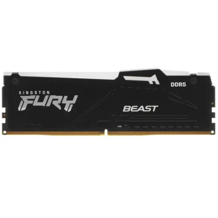 Оперативная память Kingston FURY Beast Black RGB (KF556C40BBA-16) 16 ГБ черный