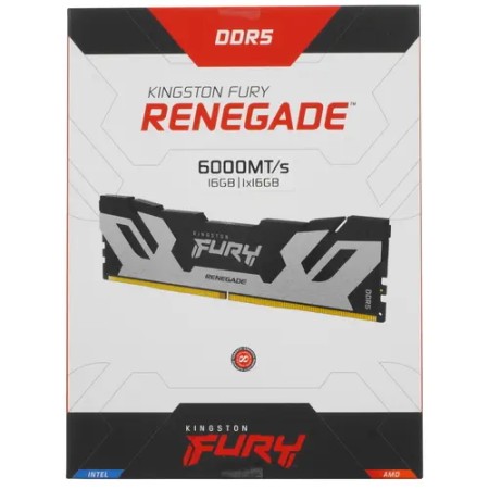 Оперативная память Kingston FURY Renegade Silver (KF564C32RS-16) 16 ГБ черный