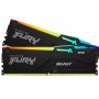 Оперативная память Kingston FURY Beast Black RGB (KF552C40BBAK2-16) 16 ГБ черный