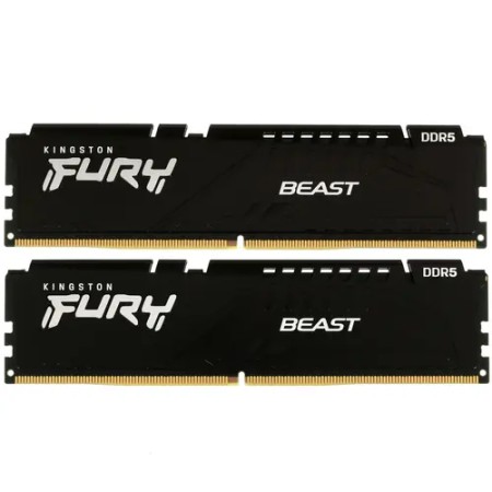 Оперативная память Kingston FURY Beast Black (KF560C40BBK2-16) 16 ГБ черный