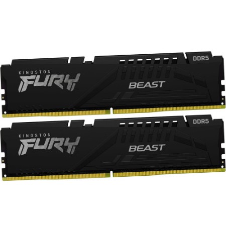 Оперативная память Kingston FURY Beast Black (KF560C40BBK2-16) 16 ГБ черный
