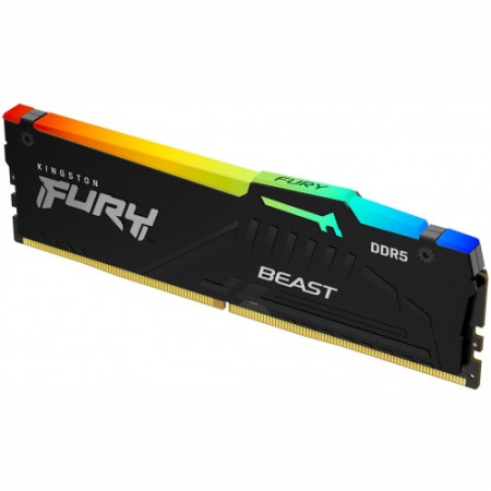 Оперативная память Kingston FURY Beast Black RGB (KF556C40BBA-32) 32 ГБ черный