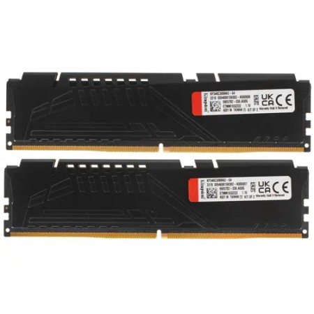 Оперативная память Kingston FURY Beast Black (KF548C38BBK2-64) 64 ГБ черный