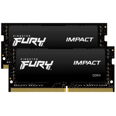 Оперативная память Kingston FURY Impact (KF426S15IBK2/16) 16 ГБ черный