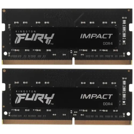 Оперативная память Kingston FURY Impact (KF426S15IBK2/16) 16 ГБ черный