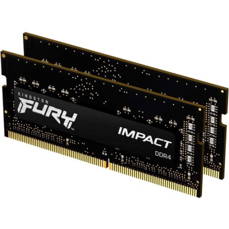 Оперативная память Kingston FURY Impact (KF426S15IBK2/16) 16 ГБ черный