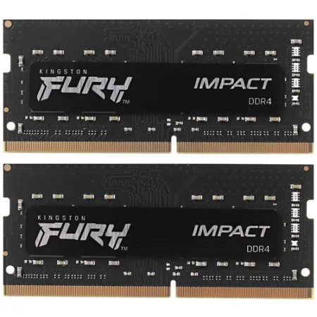 Оперативная память Kingston FURY Impact (KF432S20IBK2/16) 16 ГБ черный