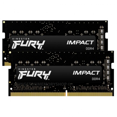 Оперативная память Kingston FURY Impact (KF432S20IBK2/16) 16 ГБ черный