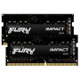 Оперативная память Kingston FURY Impact (KF432S20IBK2/16) 16 ГБ черный