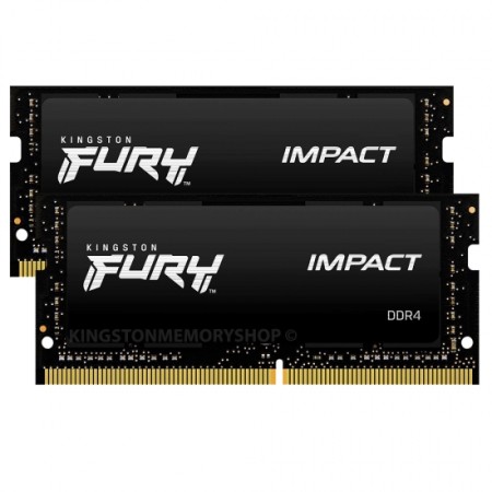 Оперативная память Kingston FURY Impact (KF426S16IBK2/64) 64 ГБ черный