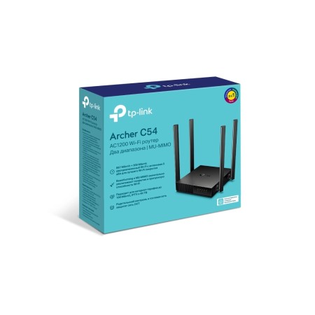 Wi-Fi роутер TP-Link Archer С54 черный