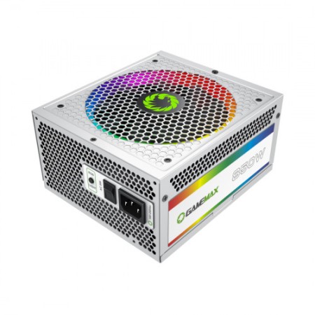 Блок питания GameMax RGB 850W Rainbow WH (210507000042) белый